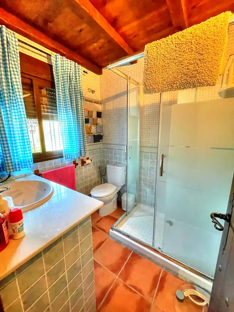 Bathroom of Country homes for sale in El Borge  with Air Conditioner, Private garden and Swimming Pool