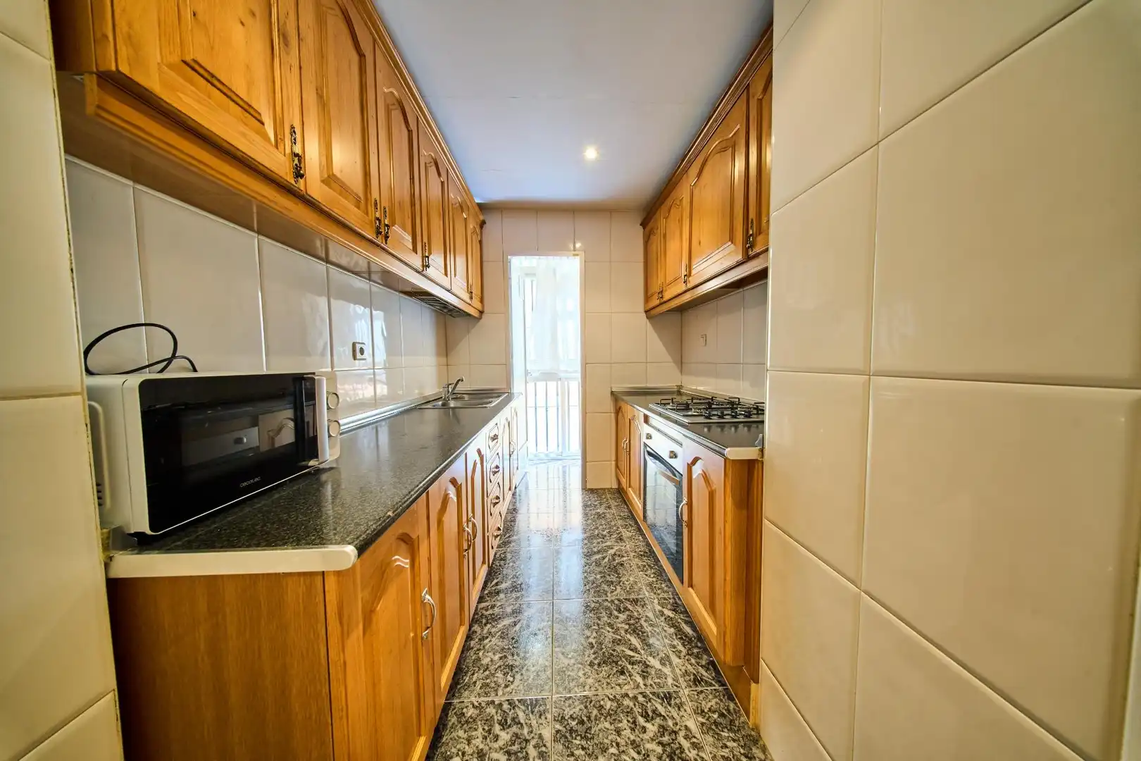 Kitchen of Flat for sale in Granada  with Air Conditioner and Balcony