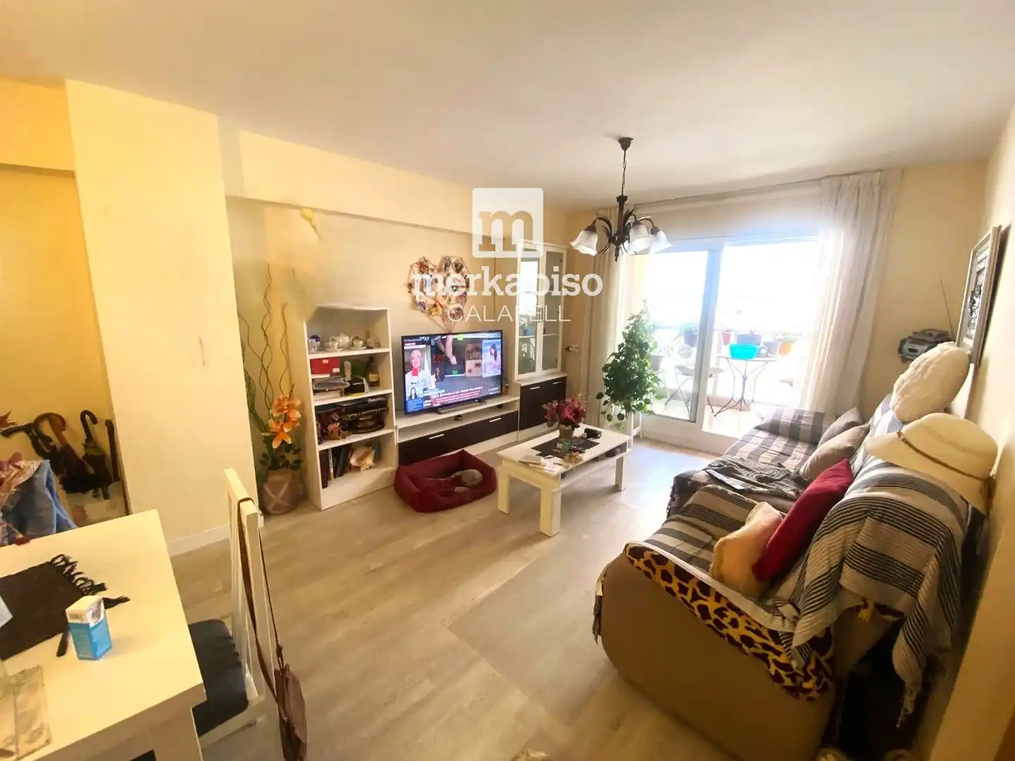 Sala de estar de Piso en venta en Cunit con Terraza, Amueblado y Alarma