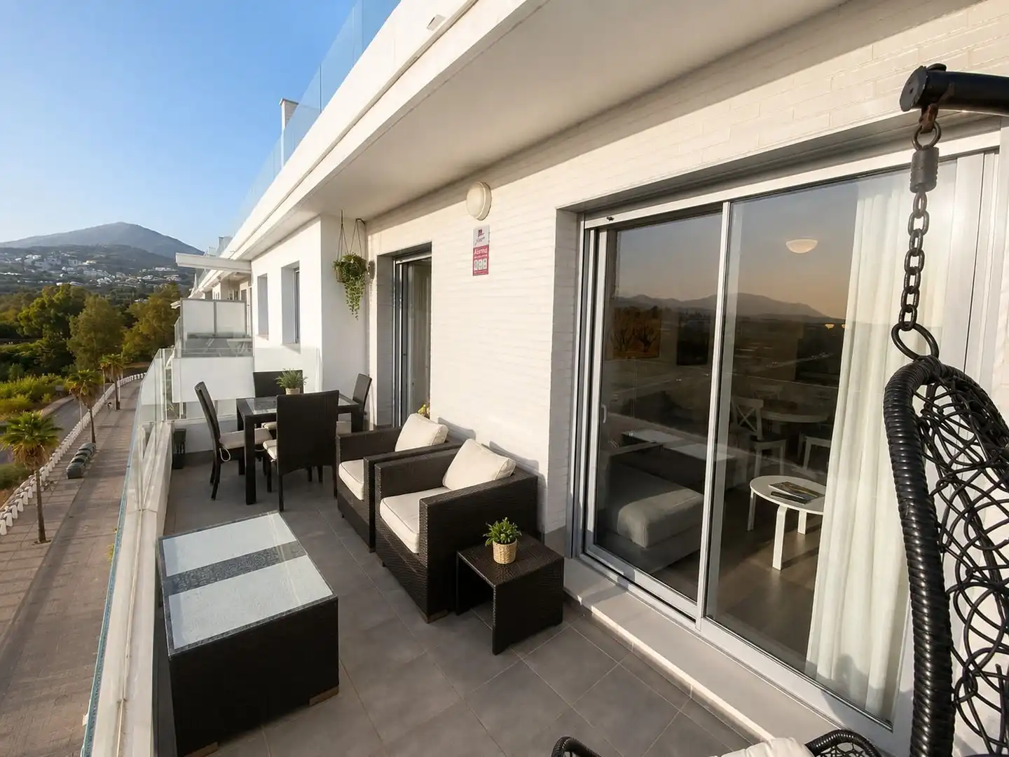 Terrace of Apartments for rent in Marbella  with Air Conditioner, Heating and Terrace