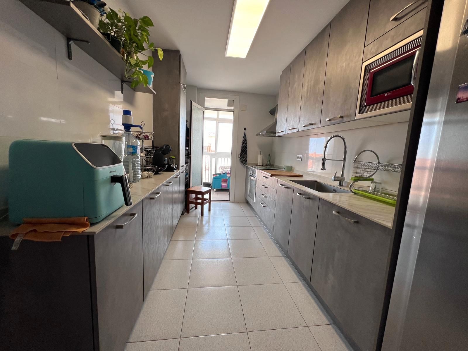 Kitchen of Flat for sale in Mataró  with Furnished