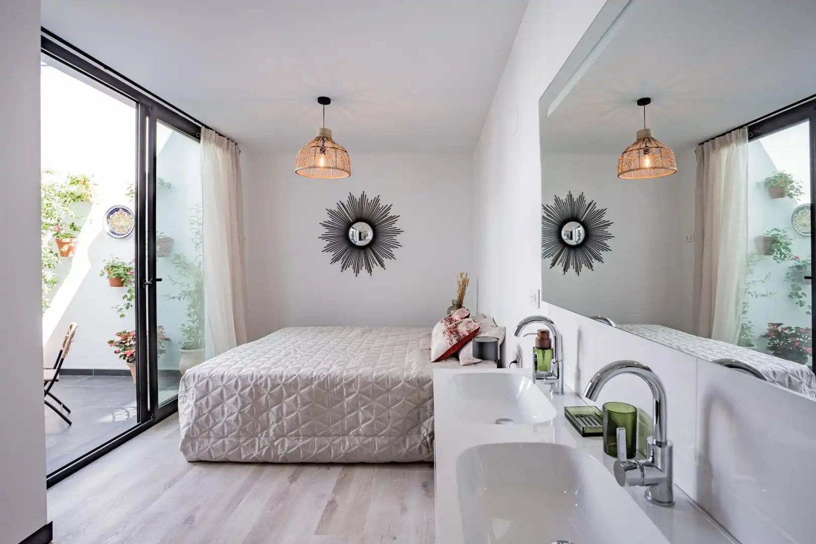 Dormitori de Apartament en venda en Mijas amb Aire condicionat, Calefacció i Jardí privat