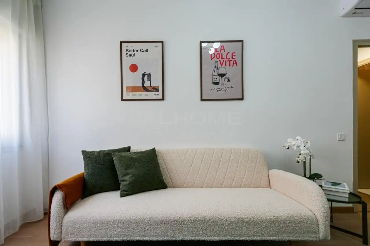 Wohnzimmer von Wohnungen zum Verkauf in Barcelona mit Klimaanlage, Heizung und Balkon
