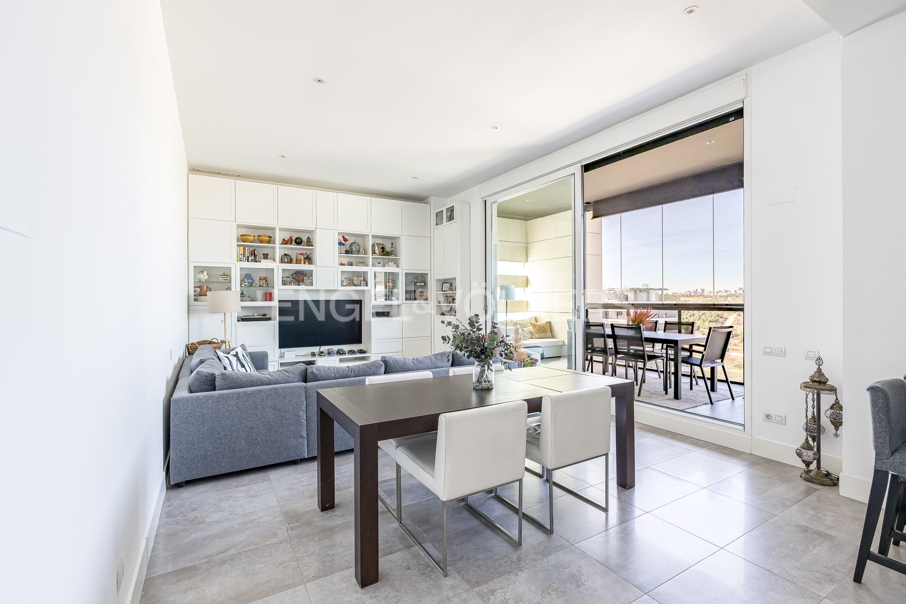 Sala d'estar de Àtic en venda en  Madrid Capital amb Aire condicionat, Calefacció i Terrassa
