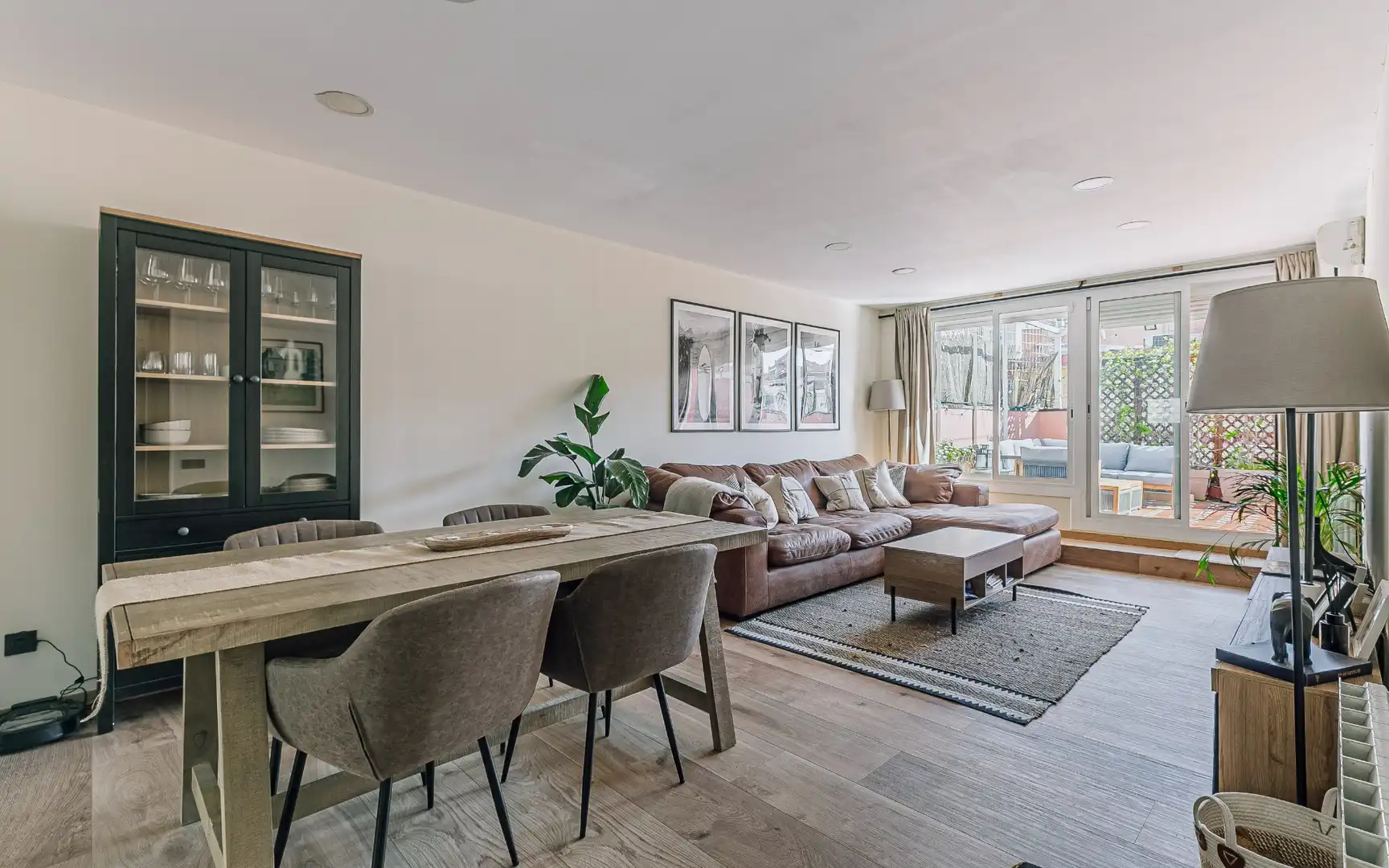 Sala d'estar de Àtic en venda en Badalona amb Aire condicionat, Calefacció i Terrassa