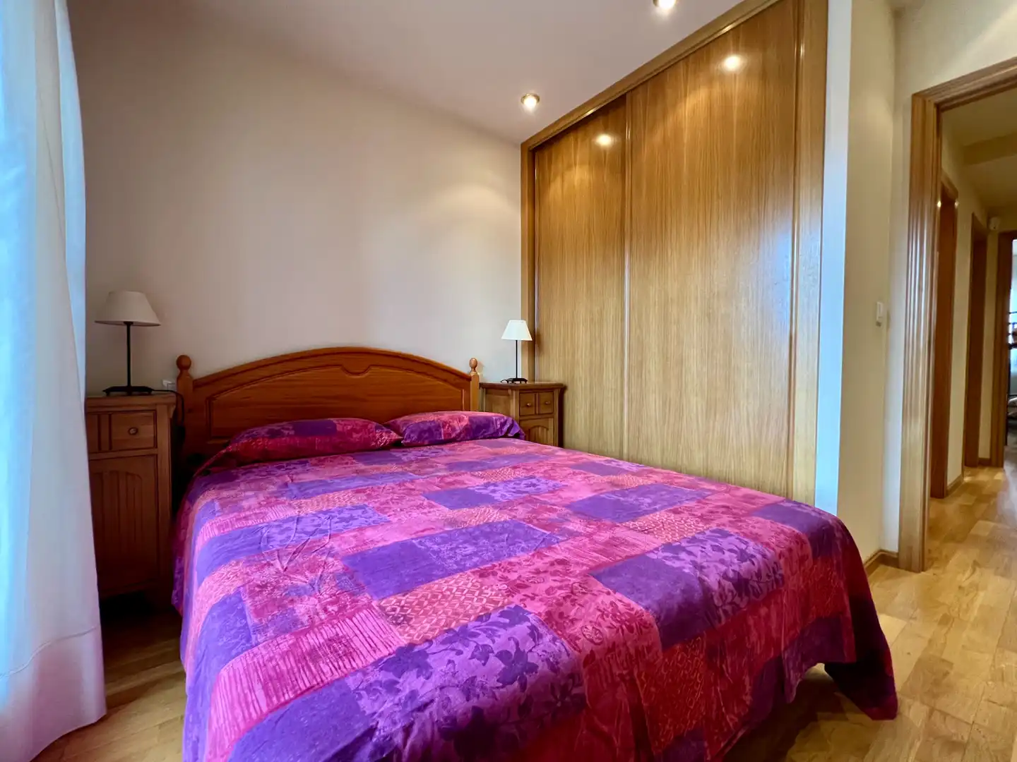 Bedroom of Flat for sale in Jaca  with Heating, Parquet flooring and Terrace