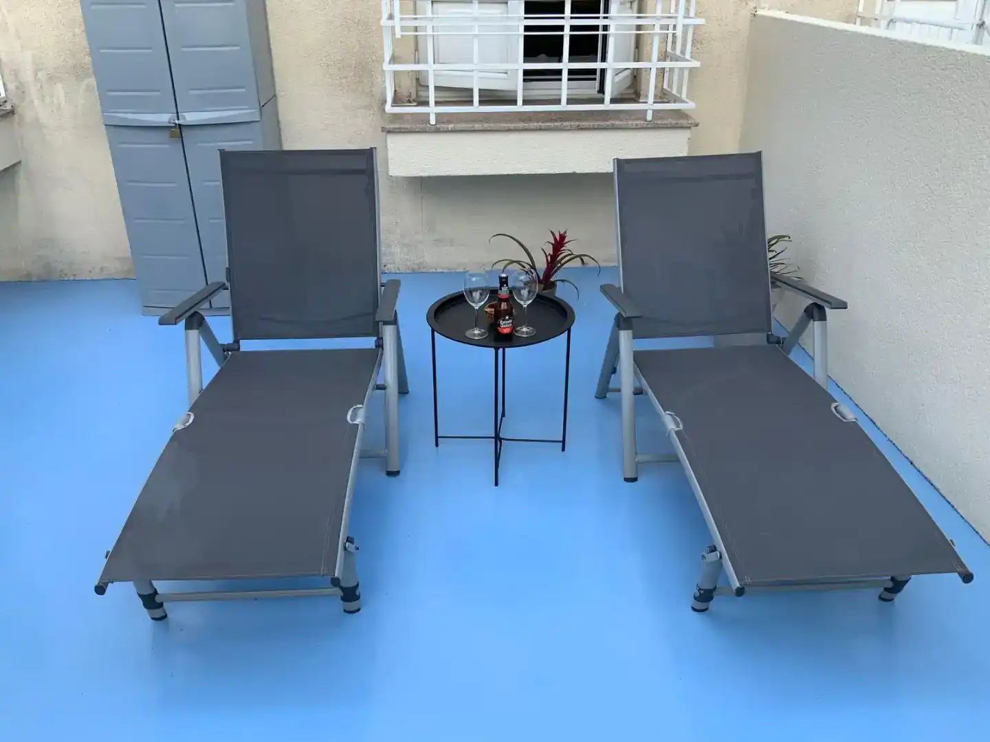Terrasse von Wohnung zur Miete in Oleiros mit Privatgarten, Parkett und Möbliert