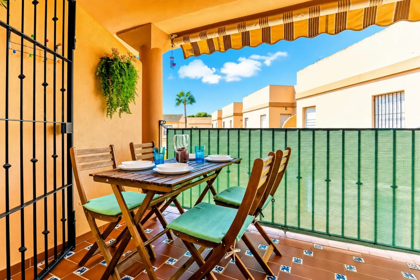 Terraza de Apartamento en venta en Chiclana de la Frontera con Aire acondicionado, Jardín privado y Terraza