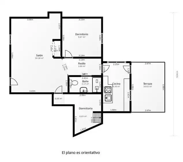 Wohnung mit Garten zum Verkauf in Camino DE MENDIOLA, imagen 30