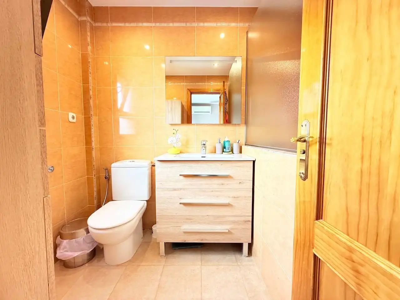 Baño de Casa adosada en venta en Vélez-Málaga con Aire acondicionado y Calefacción