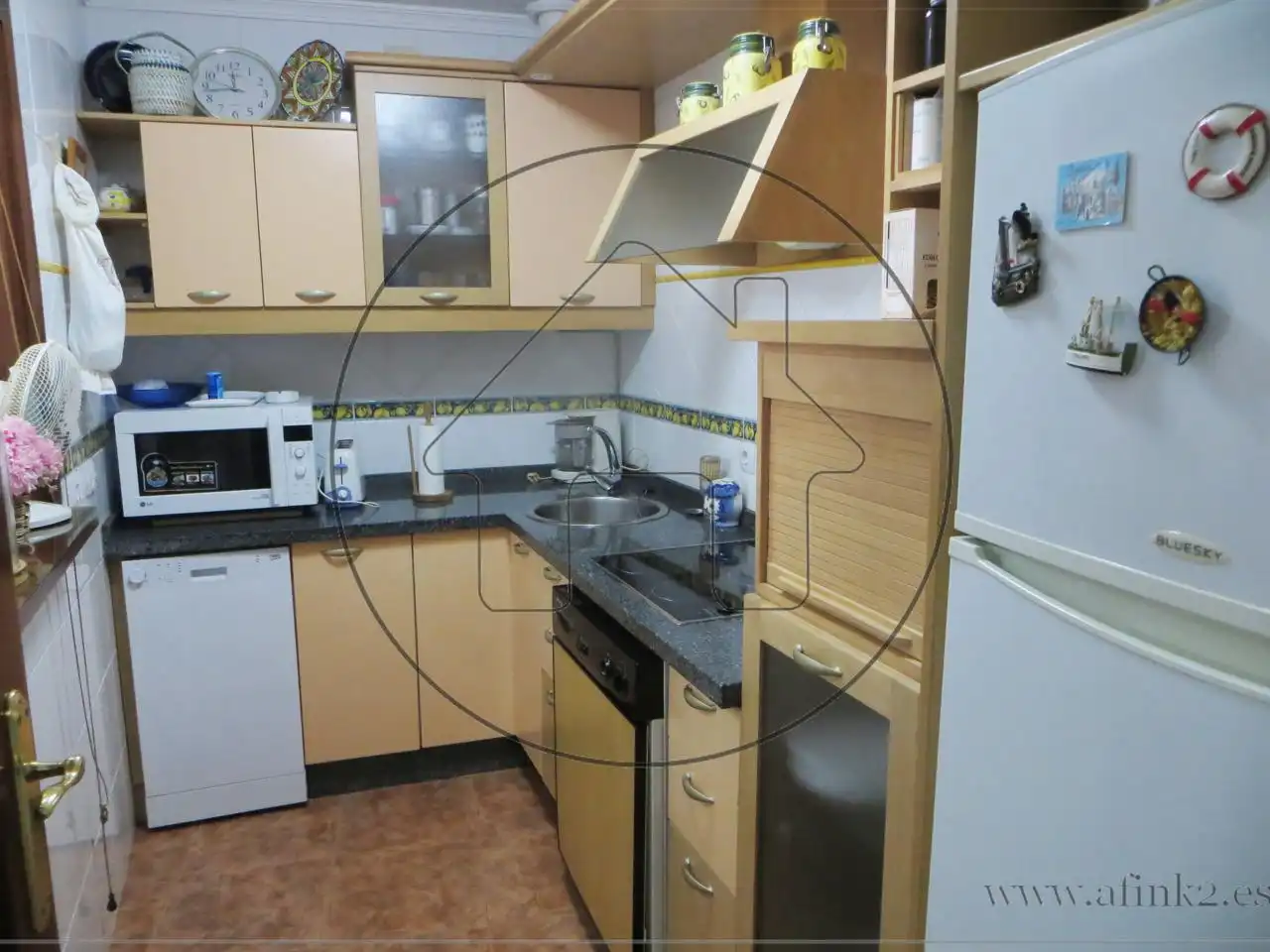 Cocina de Piso en venta en Punta Umbría con Aire acondicionado, Terraza y Amueblado