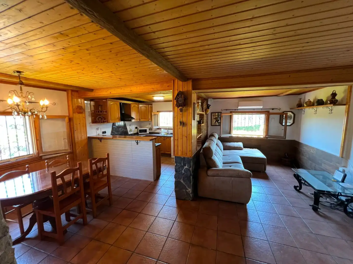Cocina de Casa o chalet en venta en Fogars de la Selva con Aire acondicionado, Jardín privado y Terraza