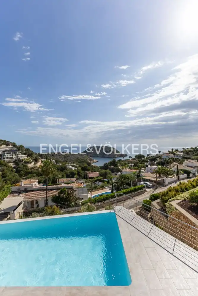 Vista exterior de Casa o xalet en venda en Jávea / Xàbia amb Aire condicionat, Calefacció i Jardí privat