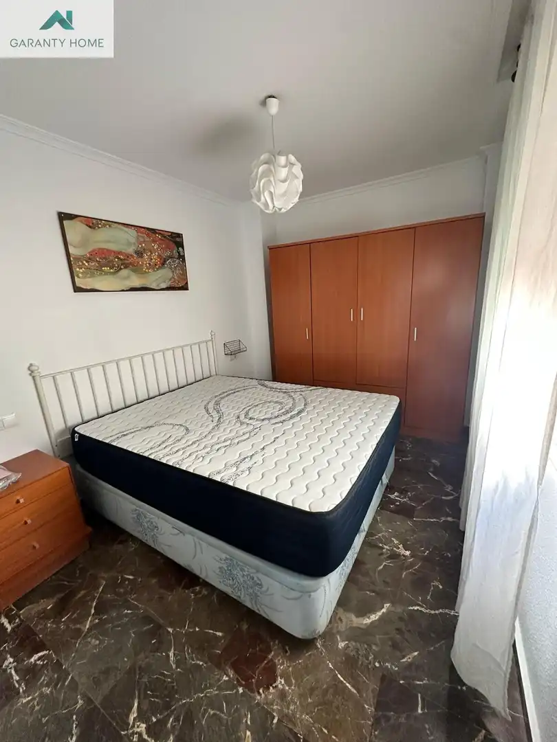 Bedroom of Flat for rent in Málaga  with Furnished and Balcony