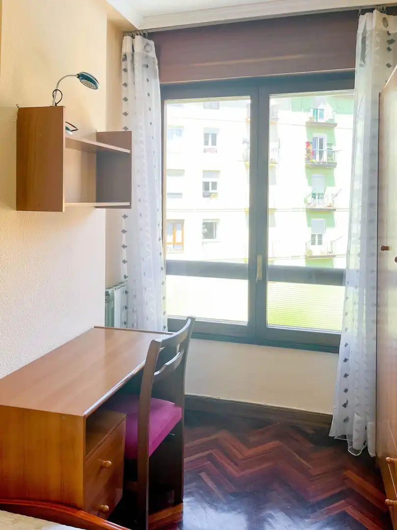 Bedroom of Flat for rent in Santander  with Heating, Parquet flooring and Terrace