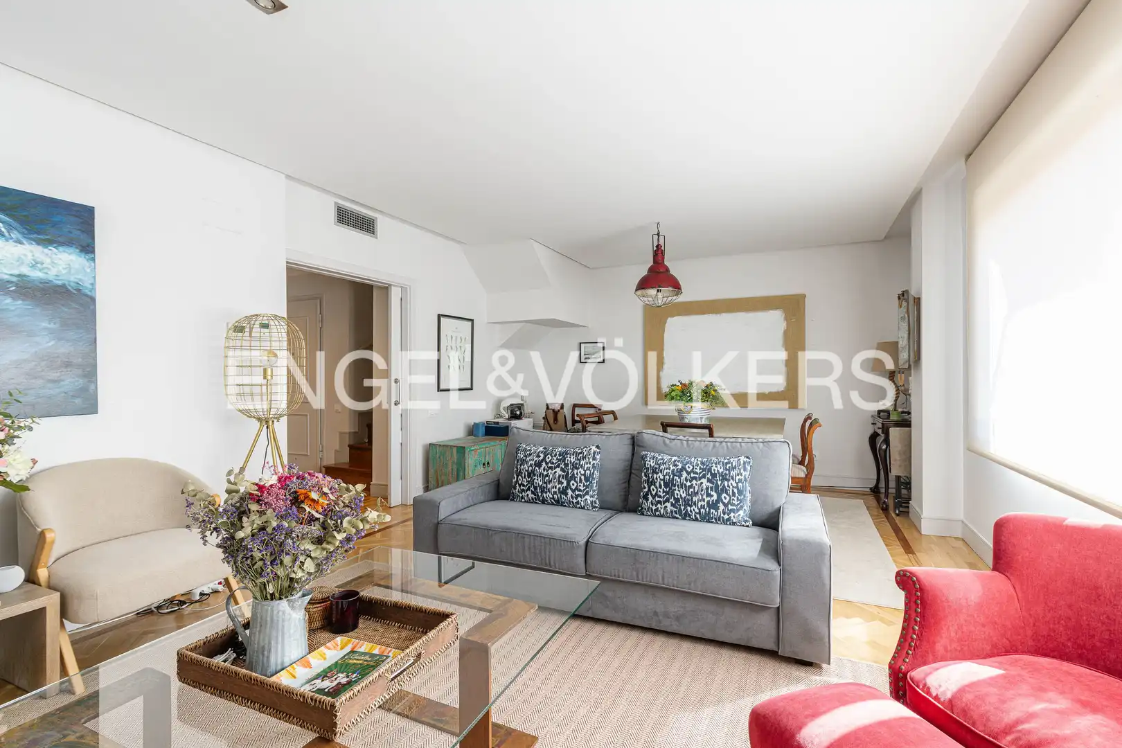 Living room of Duplexes for sale in Madrid  with Air Conditioner, Heating and Terrace