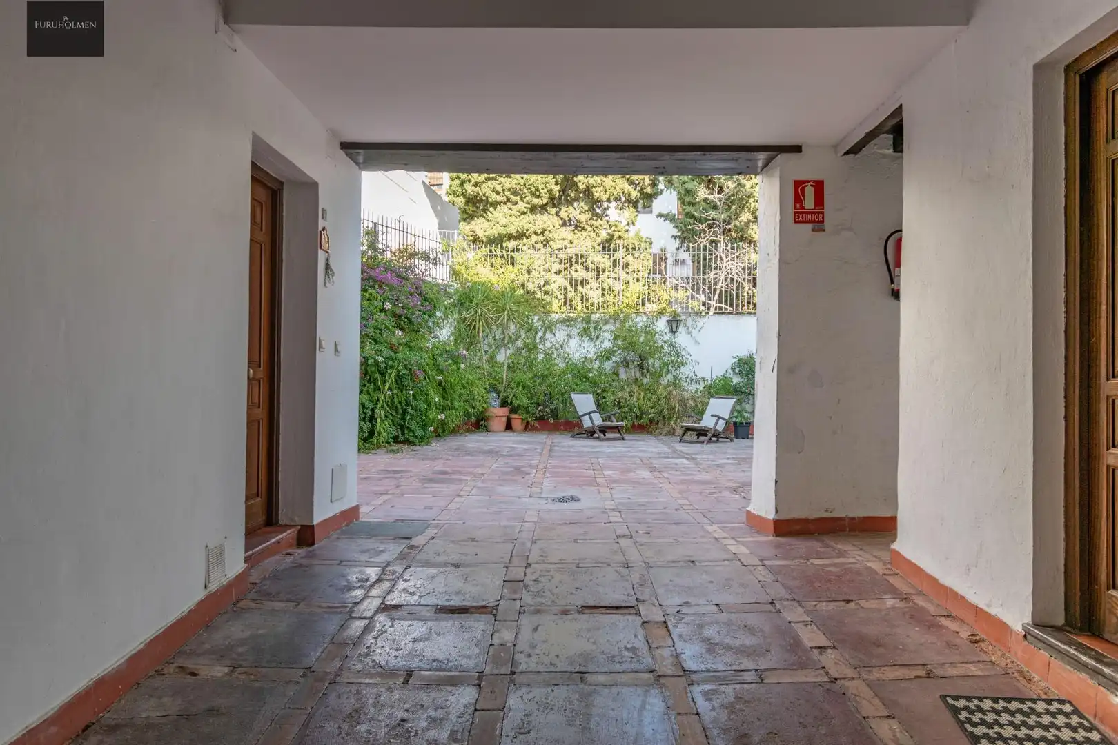 Jardí de Apartament en venda en Granada