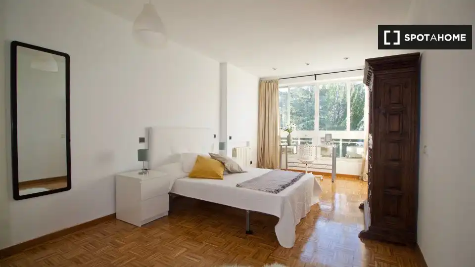 Habitación de Piso de alquiler en Madrid con Aire acondicionado, Calefacción y Amueblado
