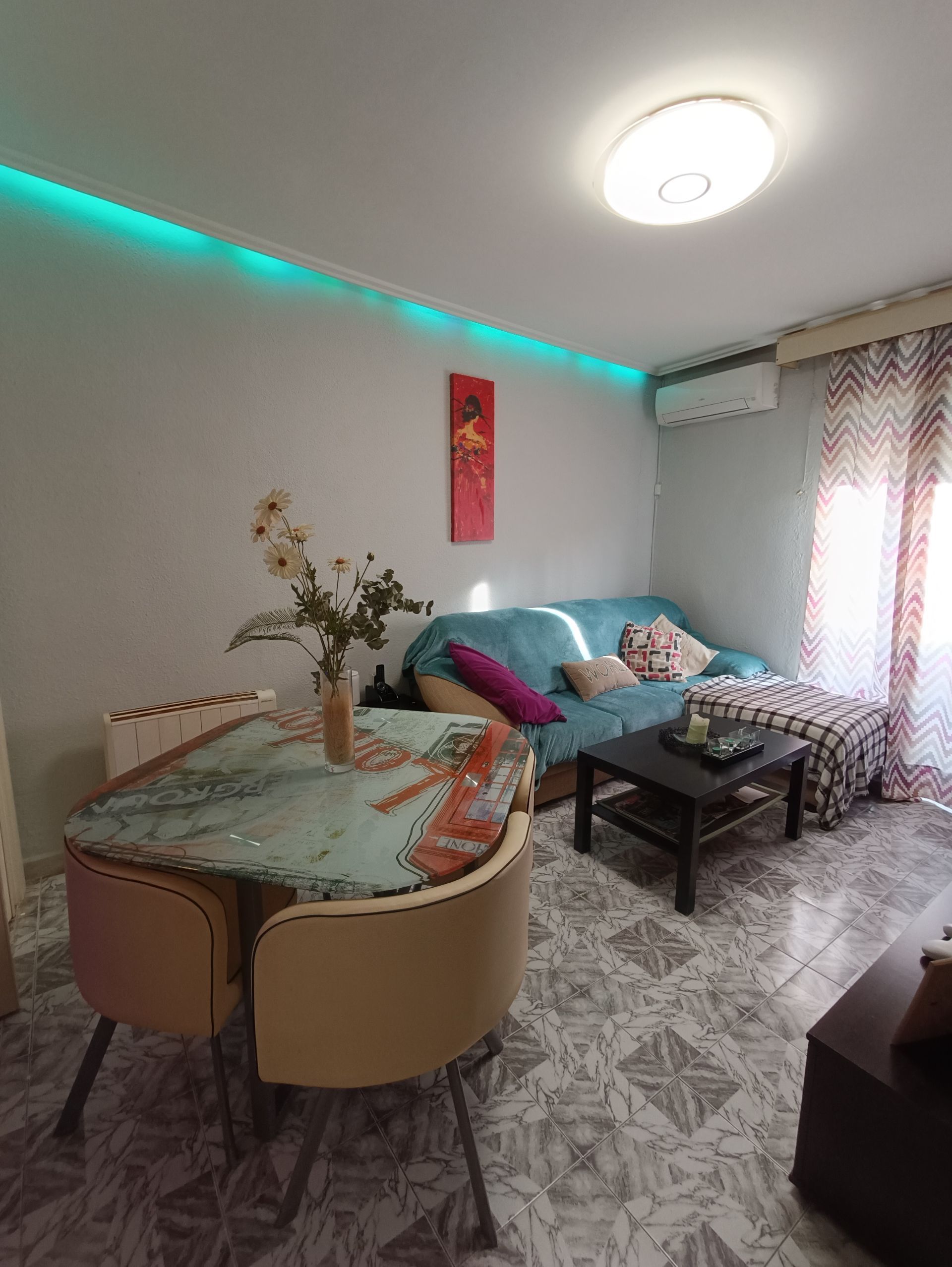 Sala de estar de Piso en venta en  Zaragoza Capital con Aire acondicionado y Calefacción