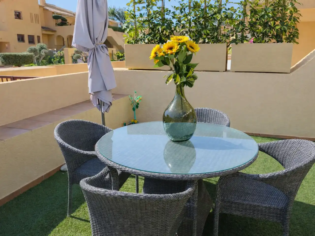 Terrace of Flat for rent in Mascarat