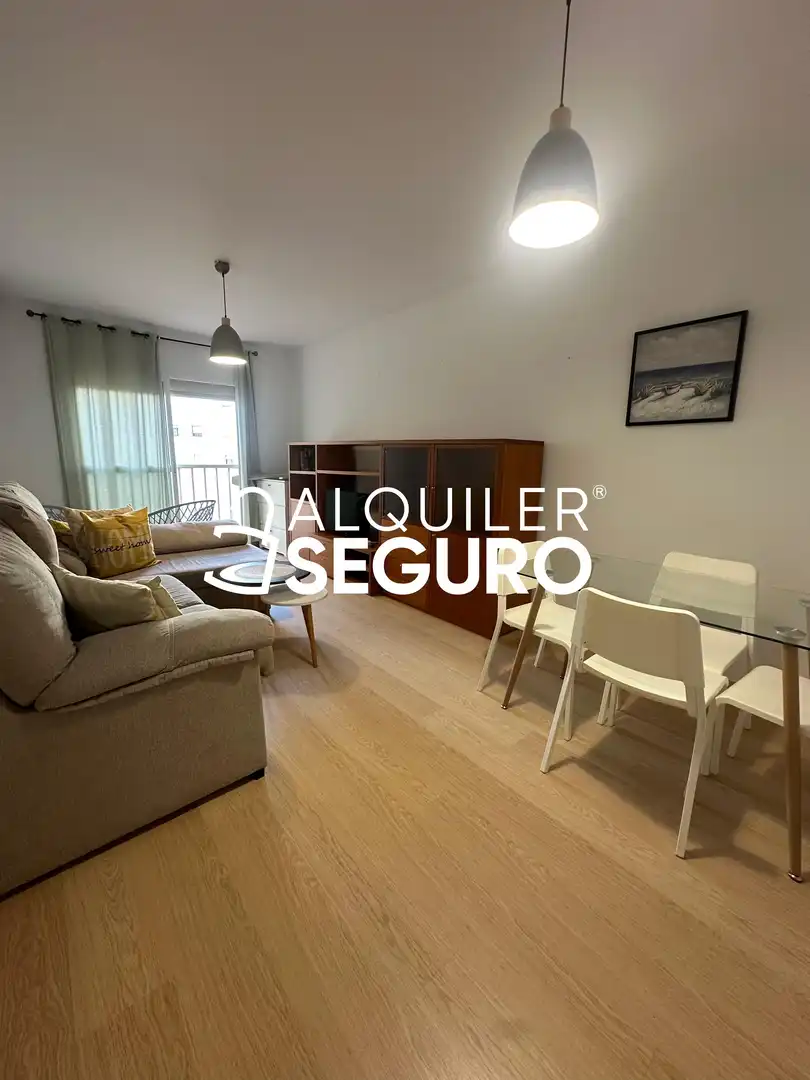 Schlafzimmer von Wohnung zur Miete in Málaga mit Klimaanlage und Möbliert