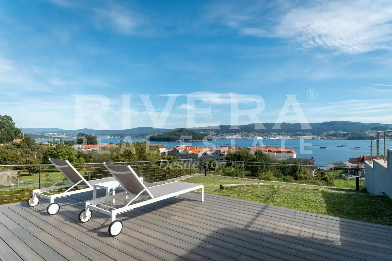 Terraza de Casa o chalet en venta en Poio con Calefacción, Jardín privado y Terraza
