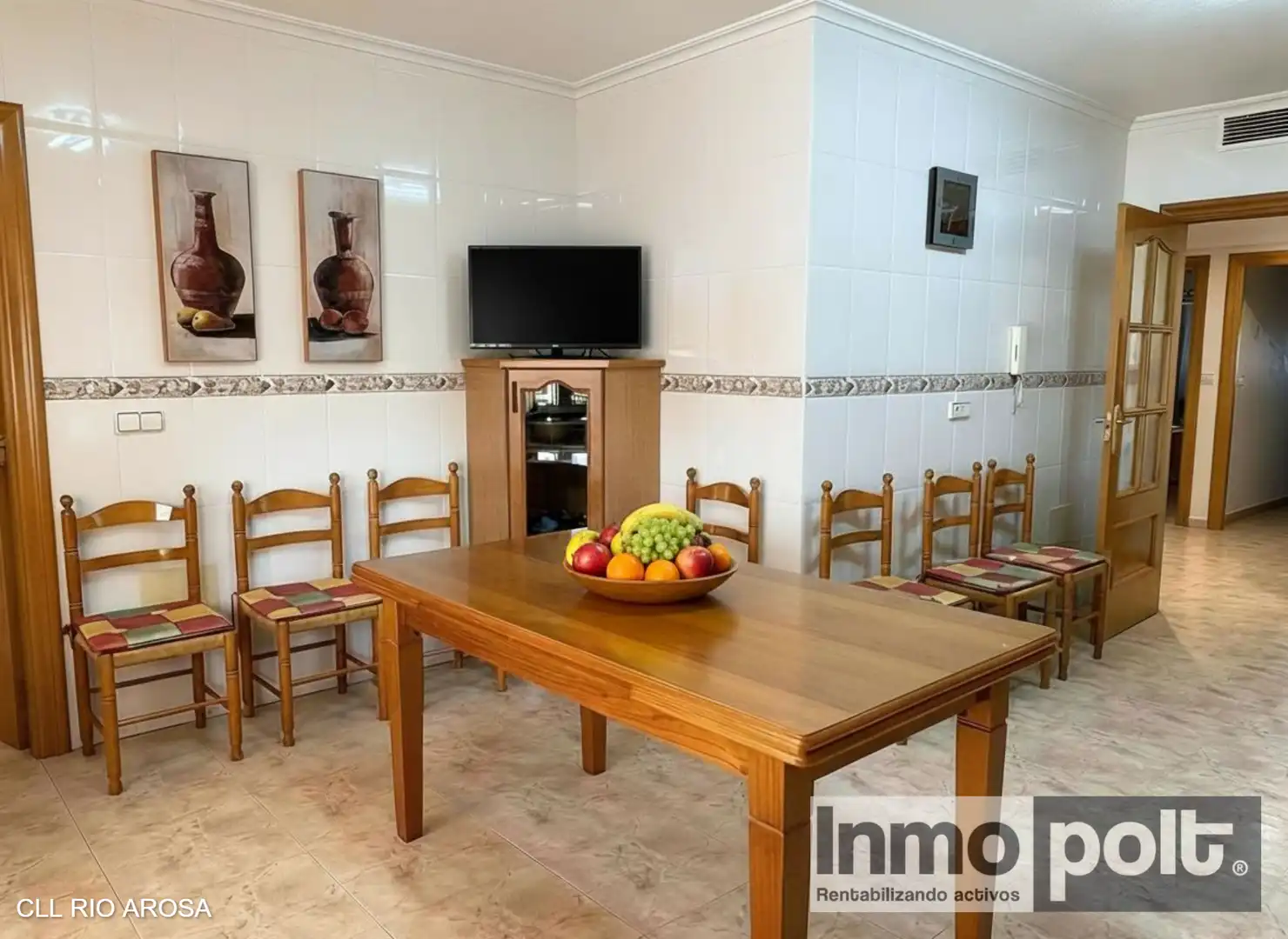 Dining room of Flat for sale in Torre-Pacheco  with Air Conditioner, Terrace and Furnished