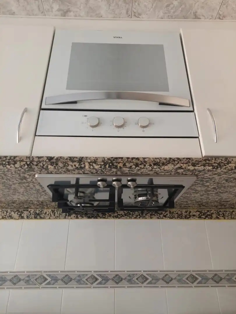 Cuina de Pis de lloguer en Valencia amb Aire condicionat i Terrassa