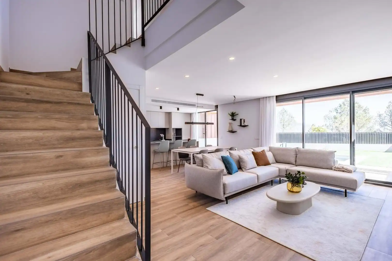 Sala de estar de Casa o chalet en venta en Polop con Aire acondicionado, Terraza y Alarma