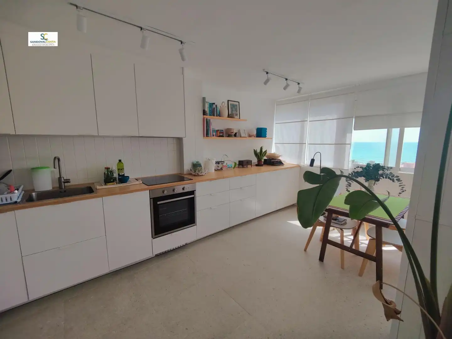 Küche von Wohnung zur Miete in Alicante / Alacant mit Klimaanlage und Möbliert