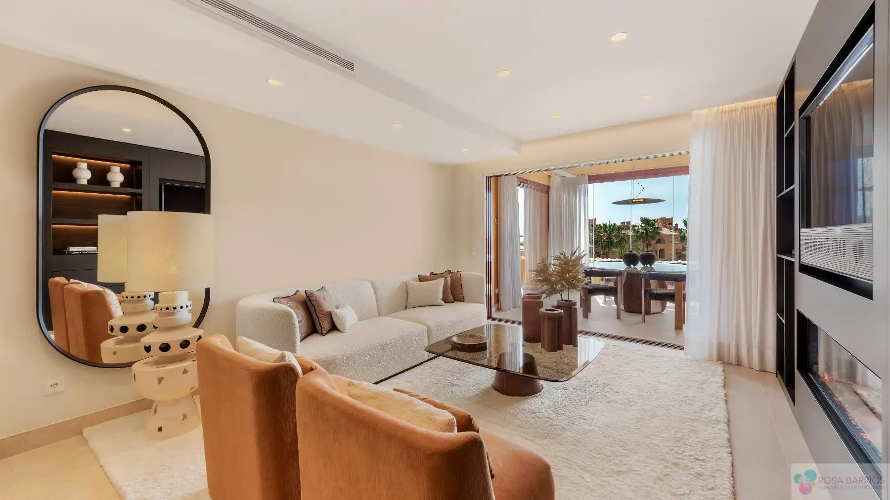 Wohnzimmer von Wohnung zum Verkauf in Estepona mit Klimaanlage, Terrasse und Abstellraum