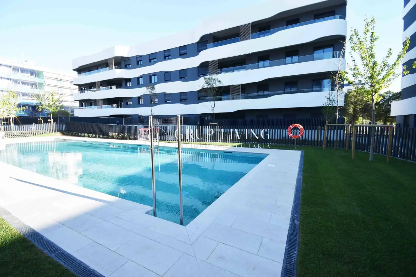 Piscina de Piso de alquiler en Sant Pere de Ribes con Jardín privado, Terraza y Piscina comunitaria