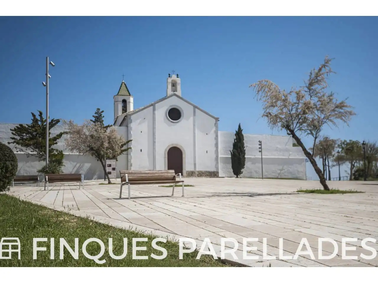 Exterior view of Attic for sale in Sitges  with Air Conditioner, Heating and Parquet flooring