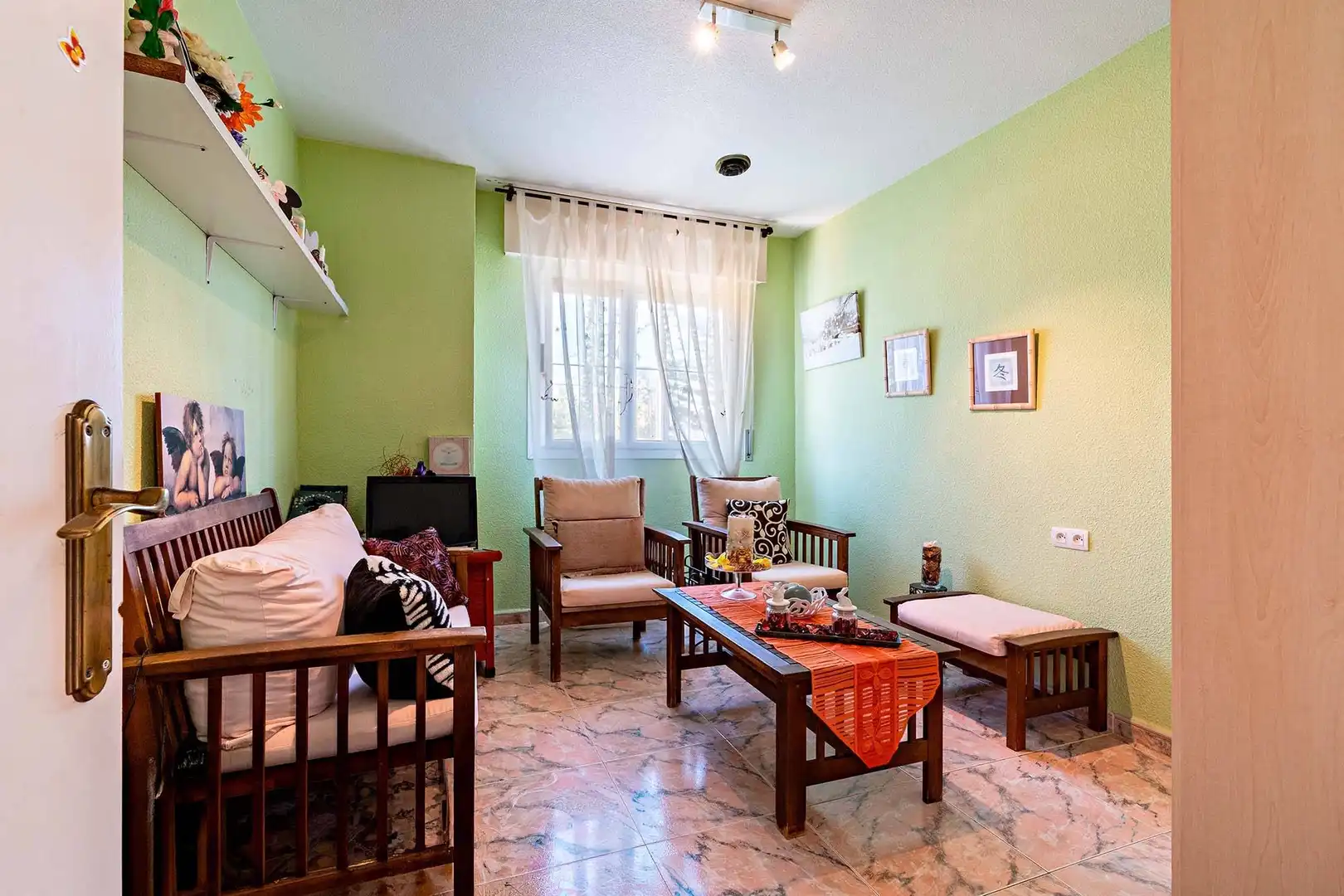 Sala de estar de Casa o chalet en venta en Roquetas de Mar con Jardín privado, Terraza y Trastero