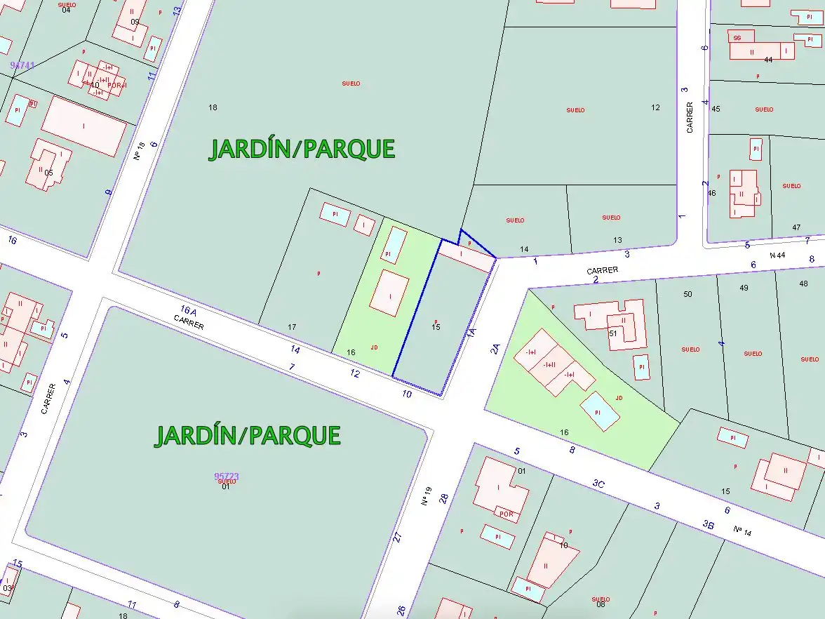 Jardín de Residencial en venta en La Pobla de Vallbona