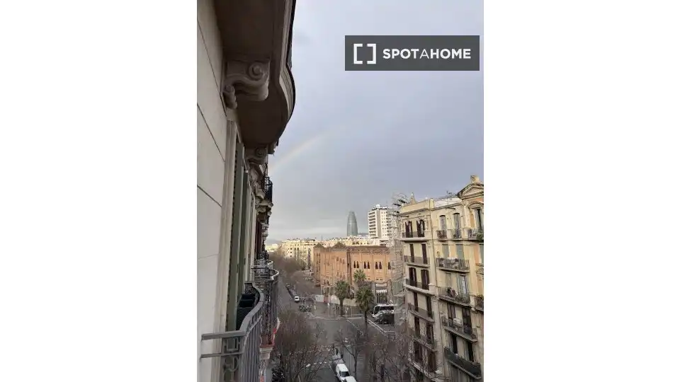 Exterior view of Flat for rent in Barcelona  with Air Conditioner, Heating and Furnished