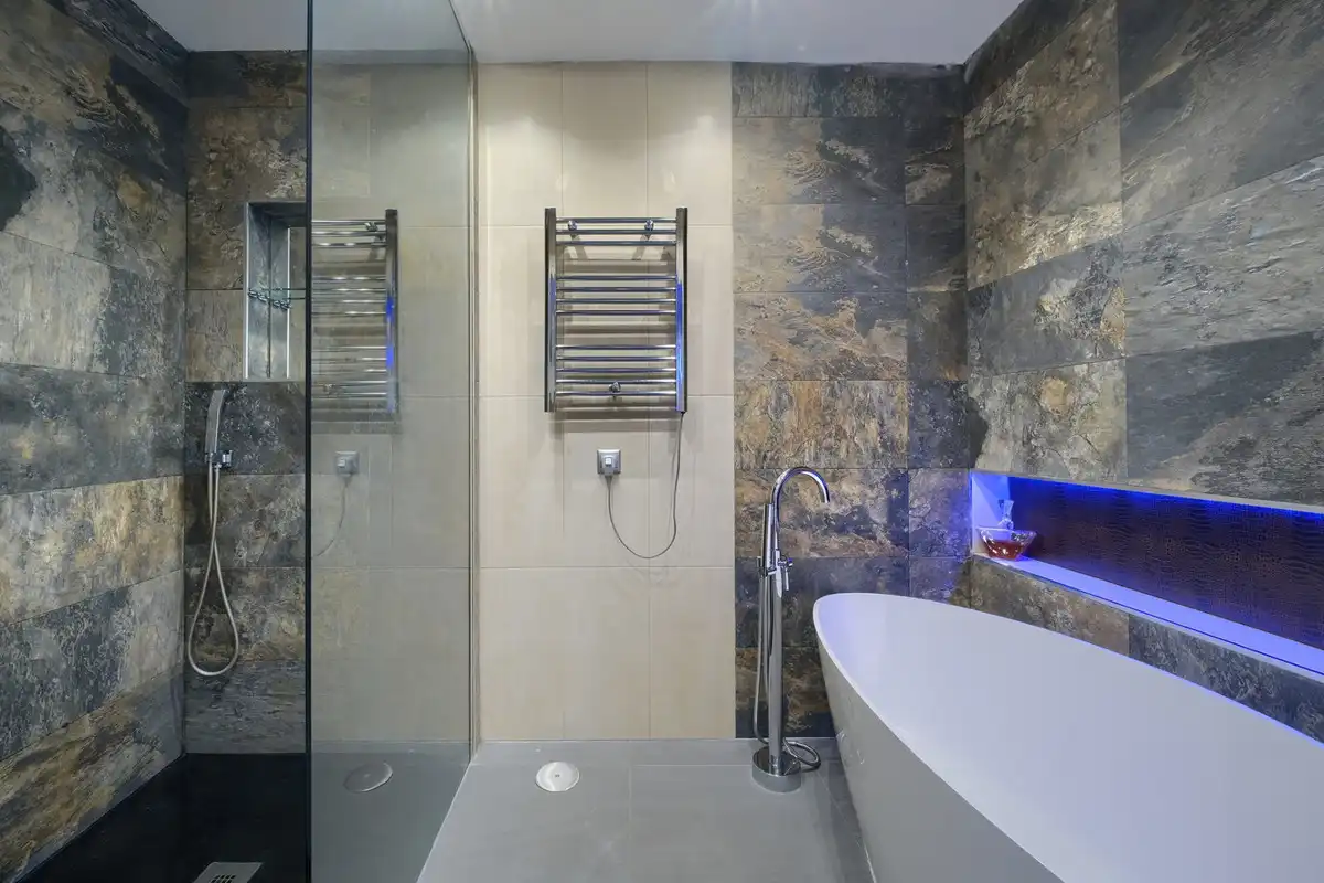 Bathroom of Houses for sale in Mijas  with Air Conditioner, Heating and Private garden