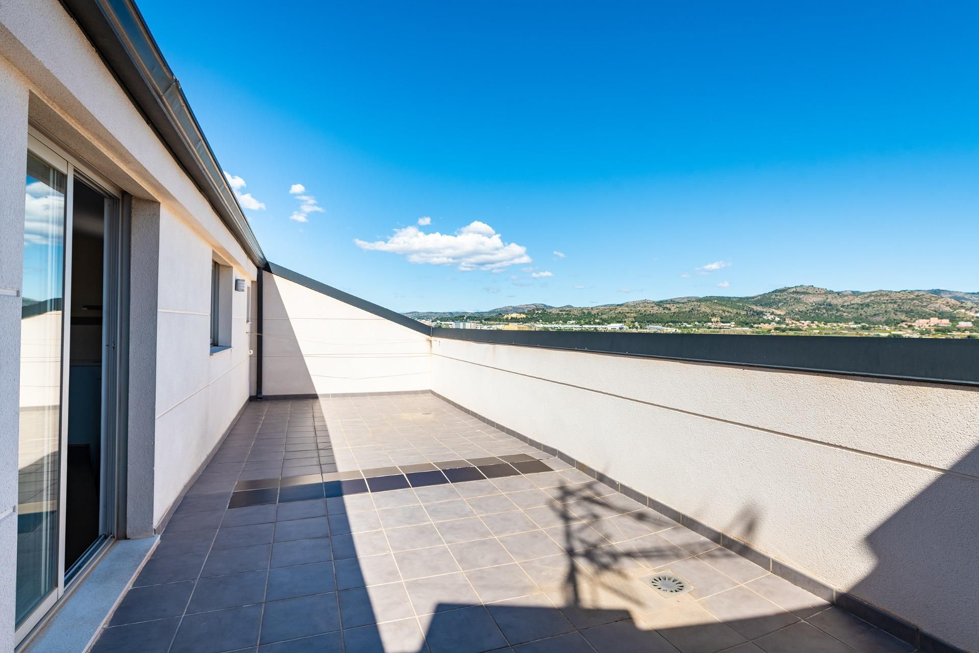 Terrasse von Dachboden zum verkauf in Castellón de la Plana / Castelló de la Plana mit Klimaanlage und Terrasse