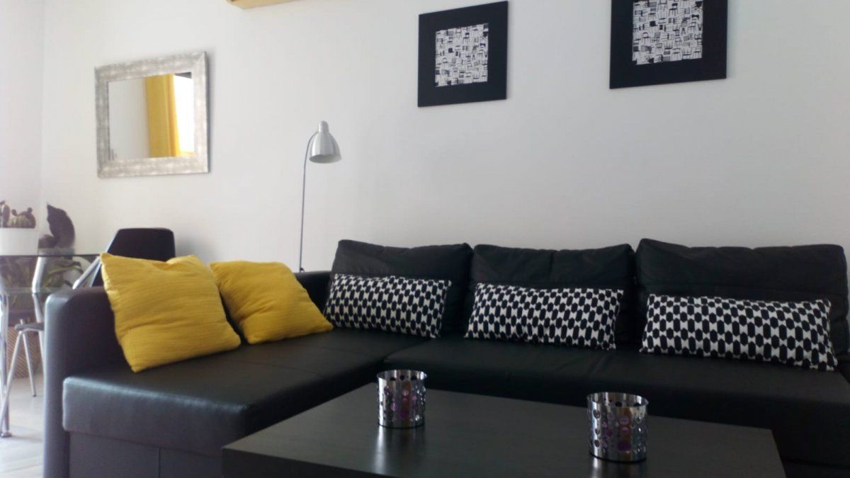 Living room of Flat for rent in Fuengirola  with Air Conditioner, Private garden and Terrace
