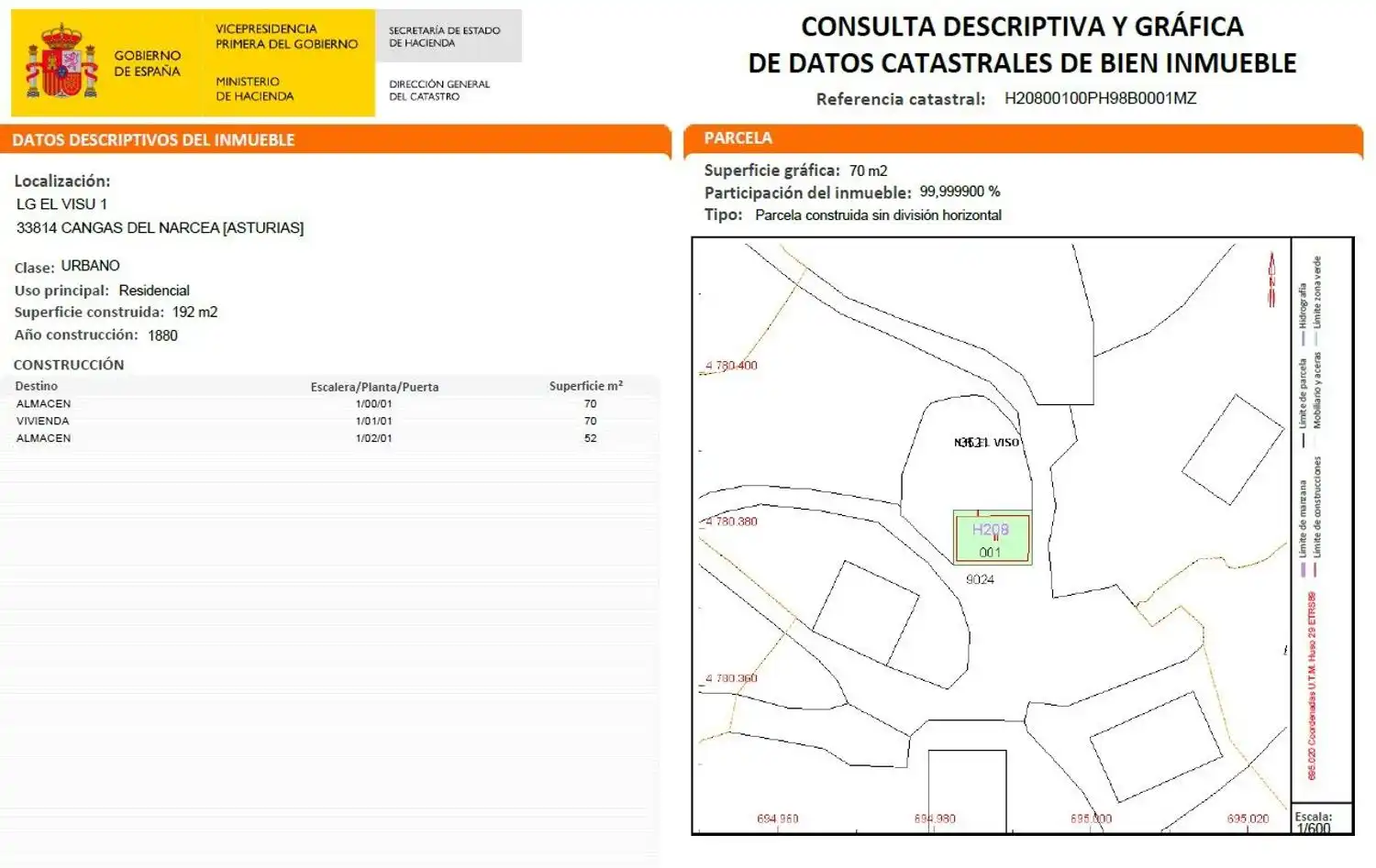 Houses for sale in Cangas del Narcea  with Heating, Storage room and Swimming Pool