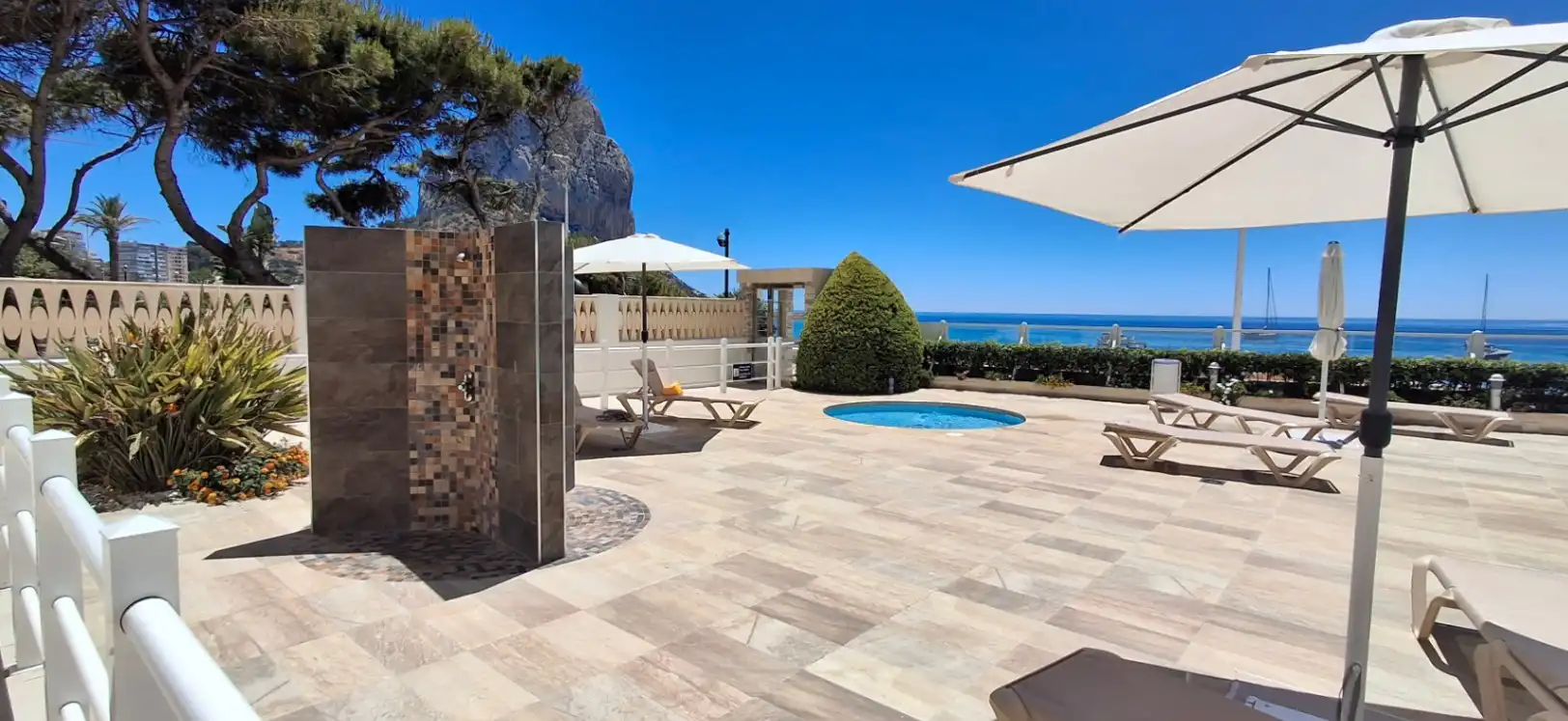 Terrace of Apartments for sale in Calpe / Calp  with Air Conditioner, Terrace and Swimming Pool