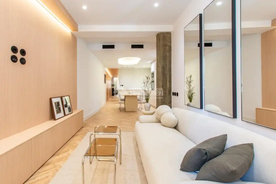 Sala de estar de Piso en venta en Madrid con Terraza