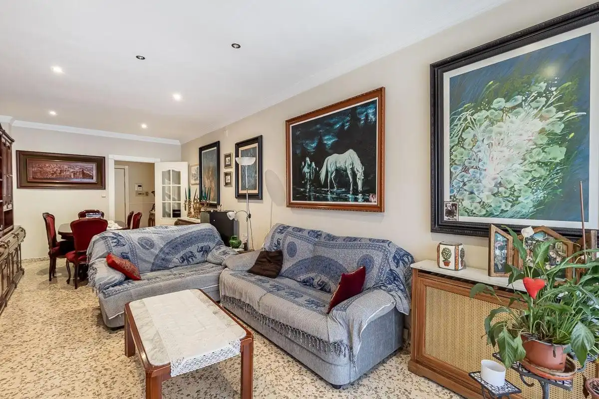 Living room of Flat for sale in Granada  with Heating and Terrace