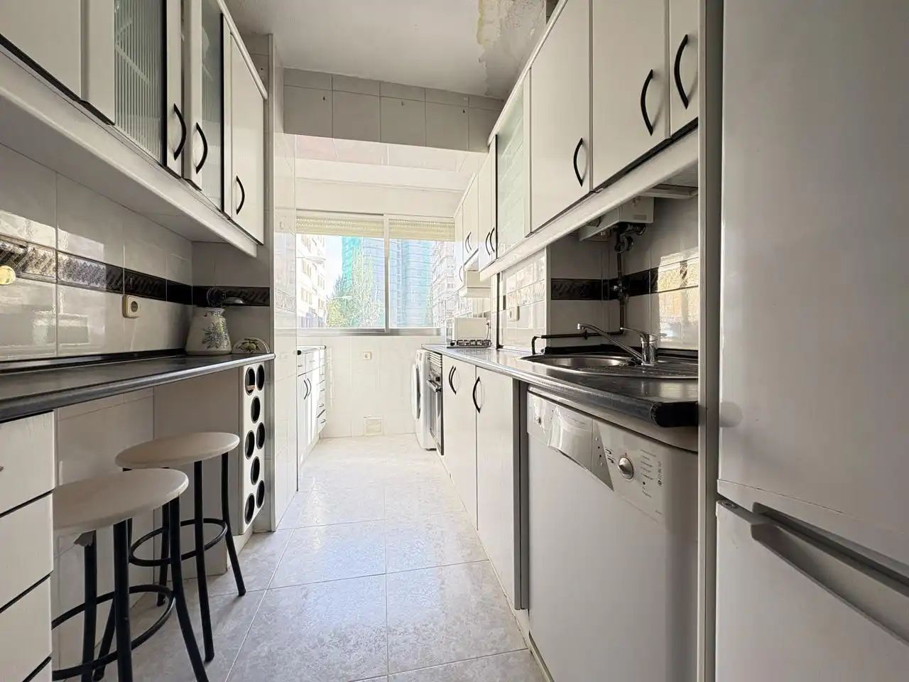 Cocina de Piso de alquiler en Madrid con Aire acondicionado, Calefacción y Parquet