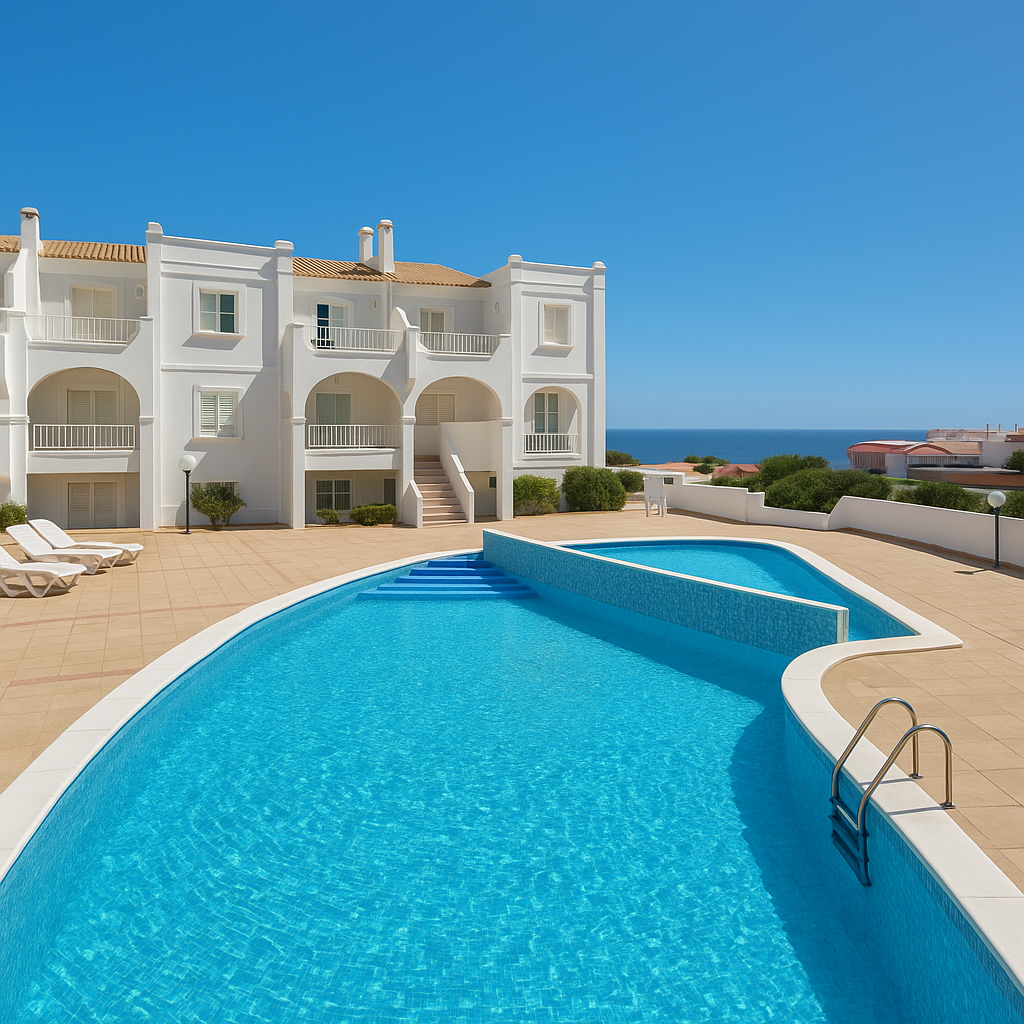 Swimming pool of Apartment for sale in Es Mercadal  with Air Conditioner and Community pool