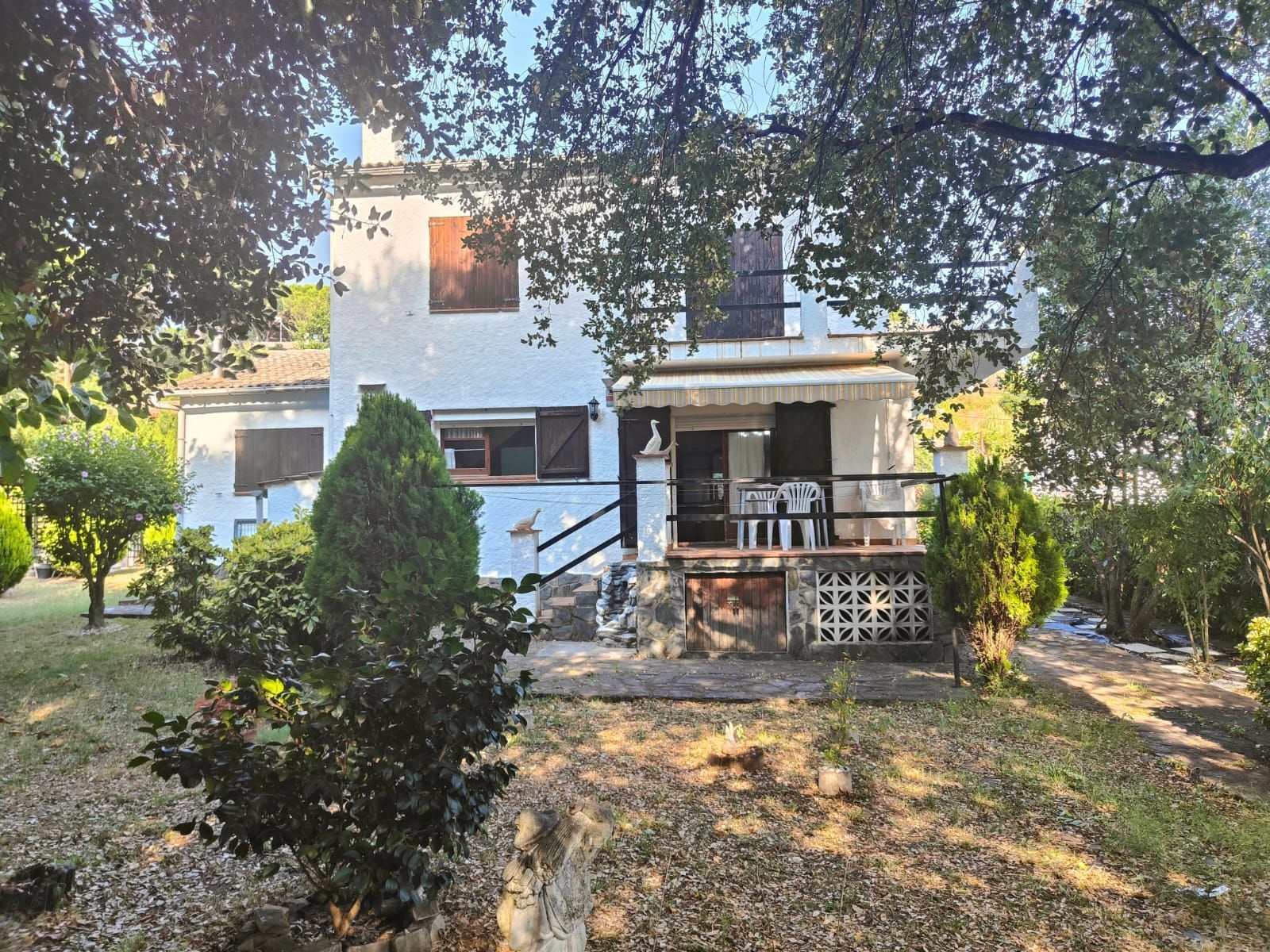 Vista exterior de Casa o xalet en venda en Riells i Viabrea amb Aire condicionat, Calefacció i Jardí privat