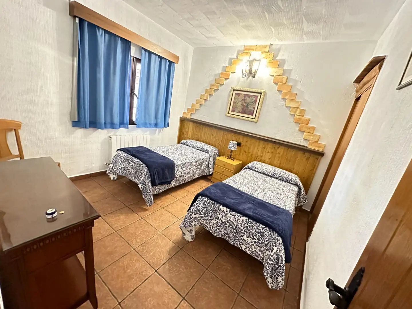 Bedroom of Houses for sale in Villar de Olalla  with Air Conditioner, Heating and Private garden