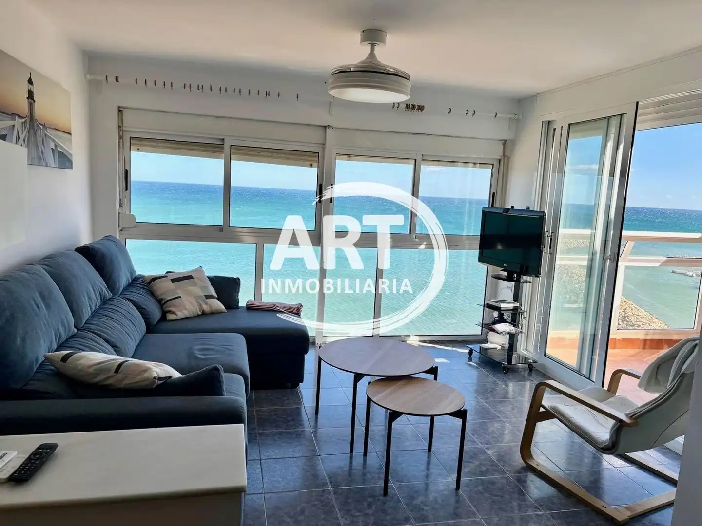 Sala de estar de Ático en venta en Valencia con Aire acondicionado y Terraza