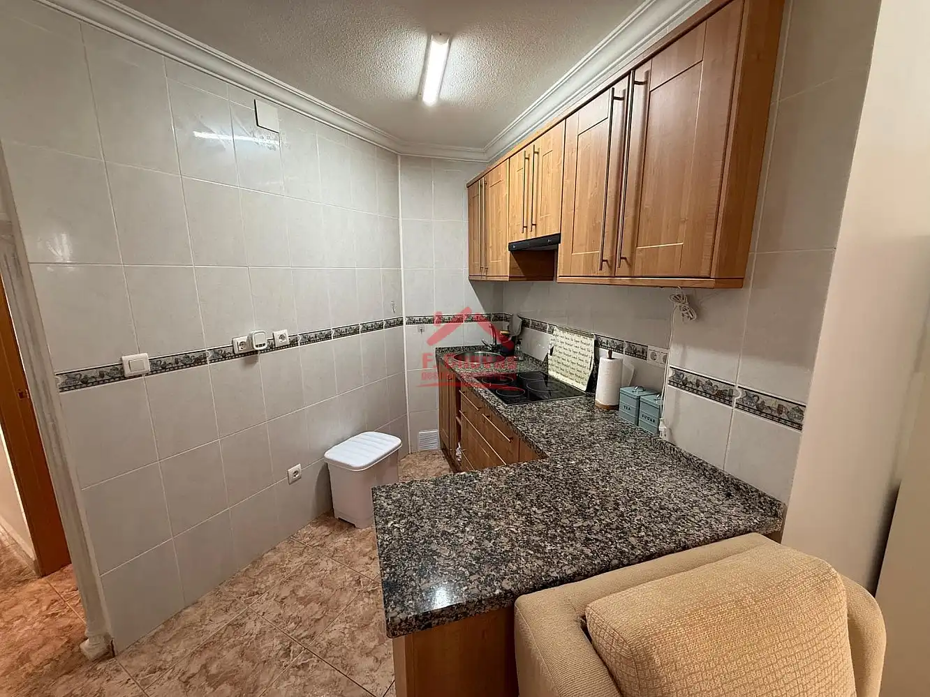 Cocina de Apartamento en venta en Vélez-Málaga con Aire acondicionado, Calefacción y Jardín privado