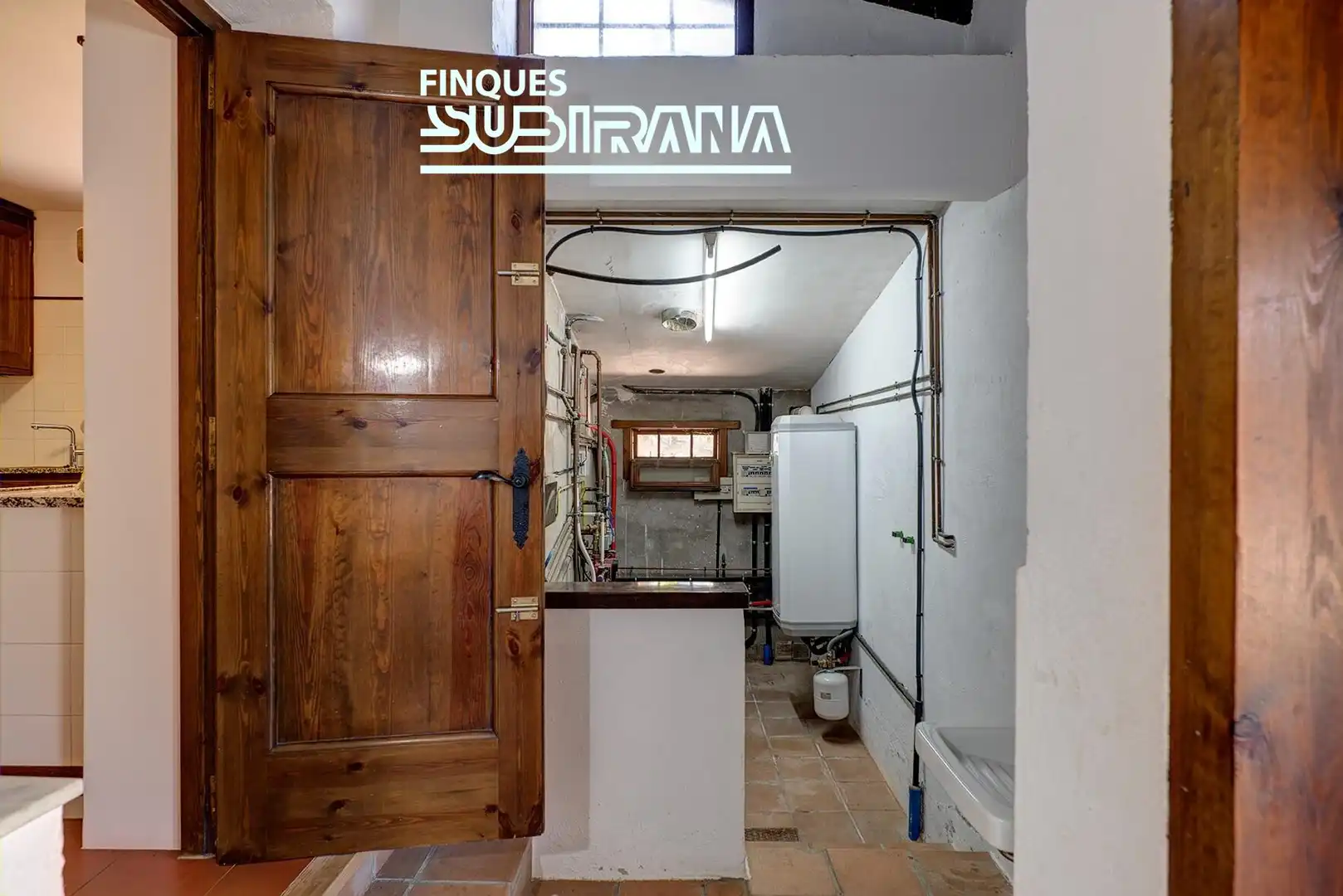 Cocina de Finca rústica en venta en Igualada con Calefacción, Jardín privado y Terraza